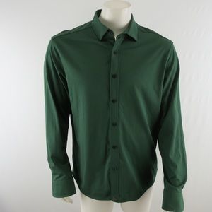 UNTUCKit Button Up Shirt Men's Size Large Green Cotton
